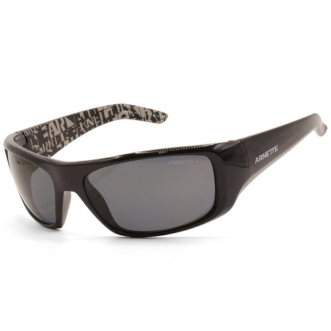 Arnette Hot Shot Polished Black/Grey Men's Polarised Sunglasses AN4182 214981