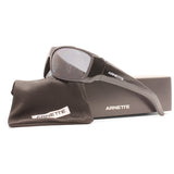 Arnette Hot Shot Polished Black/Grey Men's Polarised Sunglasses AN4182 214981