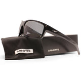 Arnette Fastball Polished Black/Grey Polarised Men's Sunglasses AN4202 226781