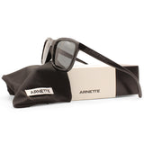 Arnette Lebowl Shiny Black/Dark Grey Unisex Fashion Sunglasses AN4321 275387