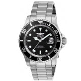 Invicta Pro Diver Black Men's 200m Stainless Steel Quartz Watch 26970