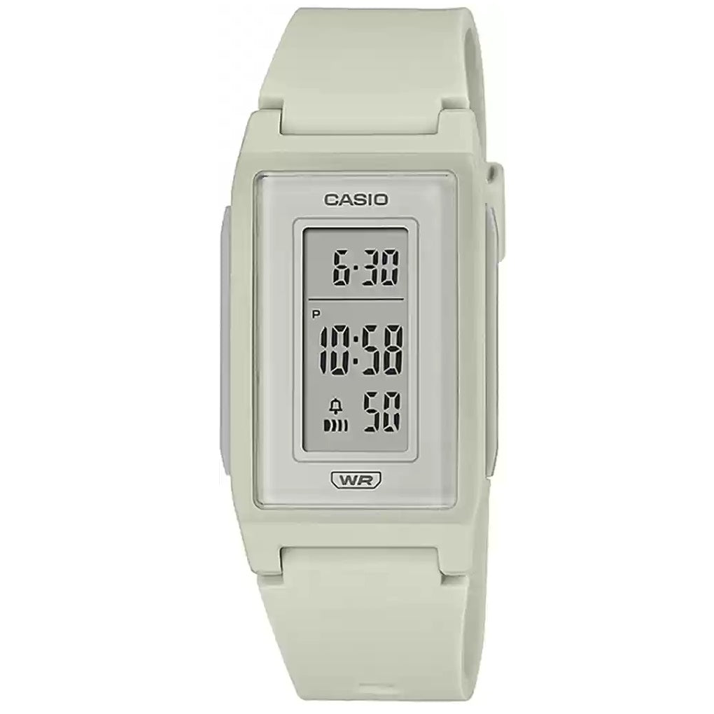 Casio Pop Series Slim White Women's or Kids Digital Eco Watch LF-10WH-8