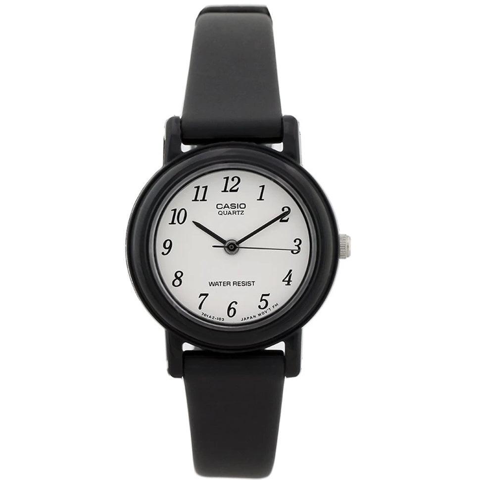 Casio Black White Analog Women's Casual Analog Watch LQ-139BMV-1BL