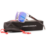 Under Armour Shiny Crystal-Black/Green Asian Fit Men's Sunglasses UA0010/F/S