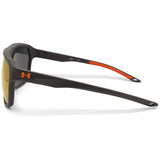 Under Armour Dominate Matte Grey/Orange Mirror Unisex Fashion Sunglasses KB7-50