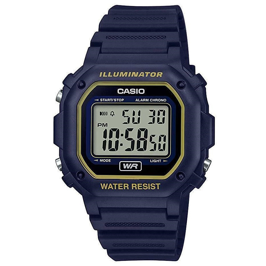 Casio Dark Navy Blue 50m Unisex Digital Multifunction Sports Watch F-108WH-2A2