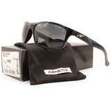 Arnette Boiler Shiny Black/Dark Grey Polarised Men's Sunglasses AN4207 41/81