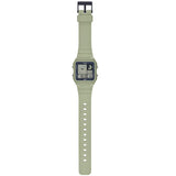 Casio Pop Green Bio-Resin Band Unisex 50m Twin Graph Digital Watch LF-20W-3A