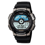 Casio Black Silver-Tone Men's Digital Sports Watch AE-1100W-1AV