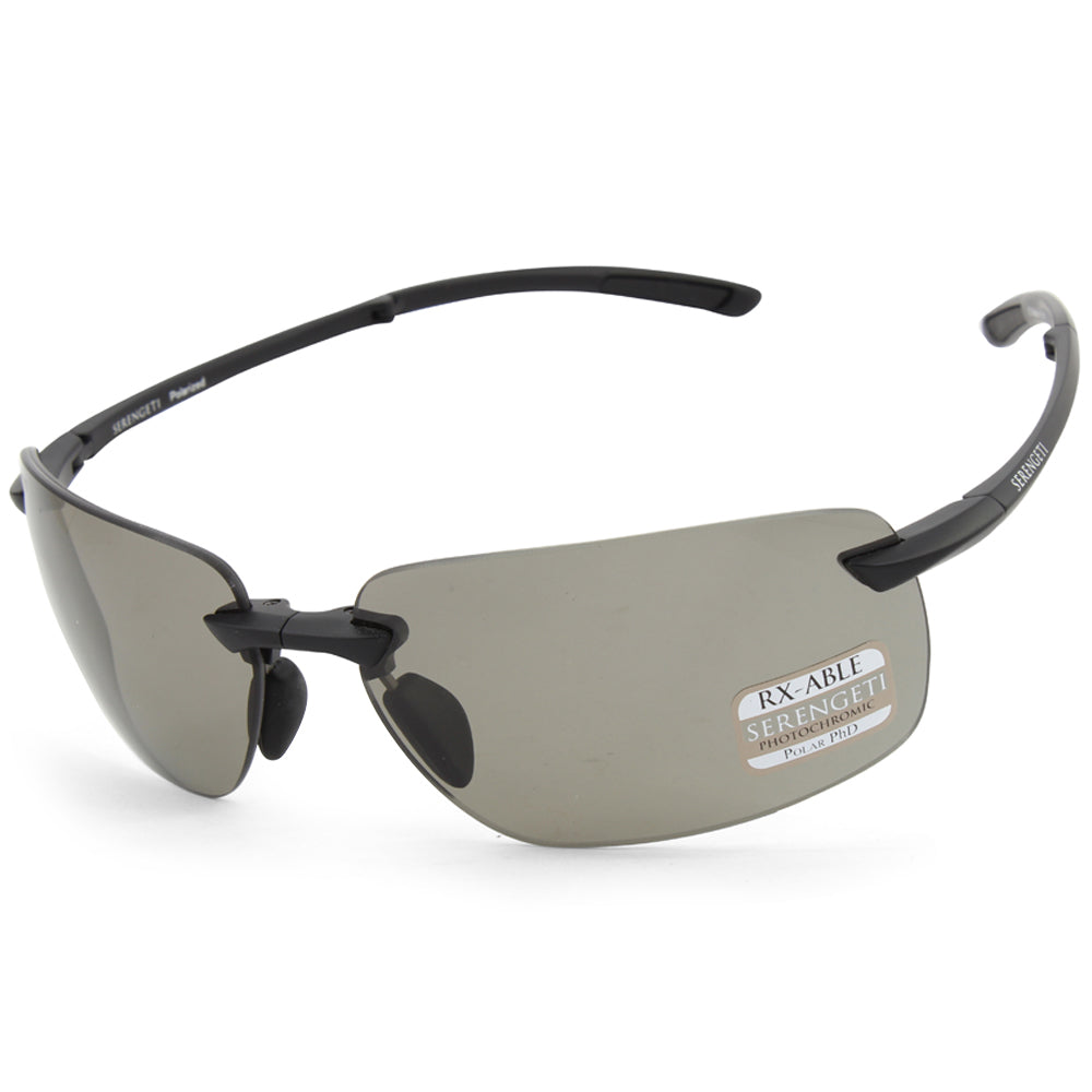 Serengeti Vernazza 8789 Matte Black/Grey PhD 2.0 Polarised CPG Unisex Foldable Sunglasses